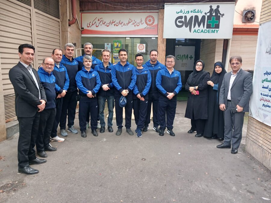 اعزام آقایان بهزیستی گیلان به جشنواره ورزشی کارکنان بهزیستی کشور