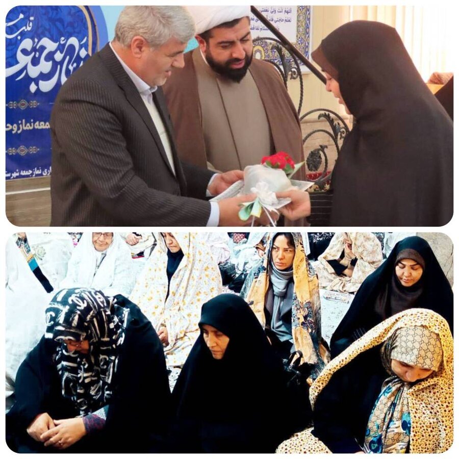 پاسداشت روز زن ، تجلیل از رئیس بهزیستی چایپاره