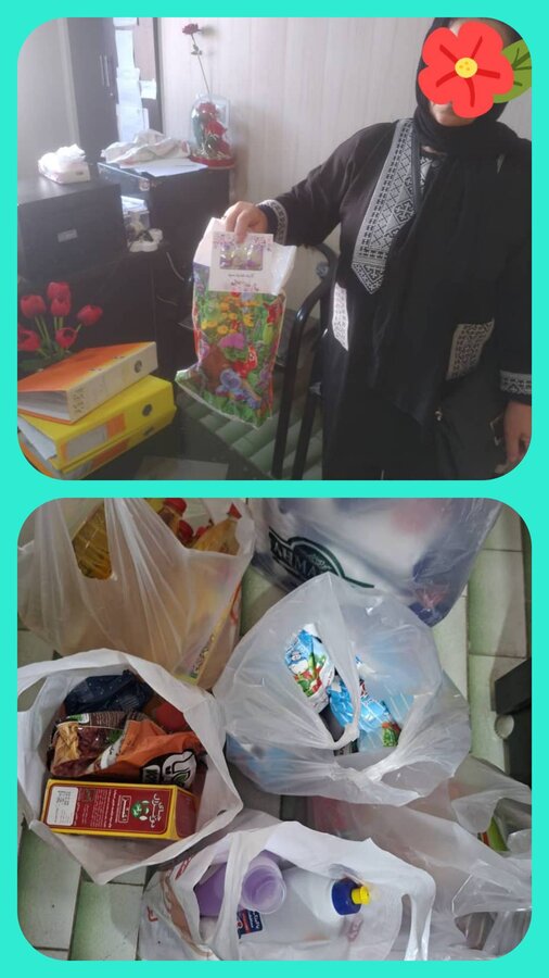  آستارا /توزیع بسته های معیشتی در بین زنان سرپرست خانوار تحت پوشش