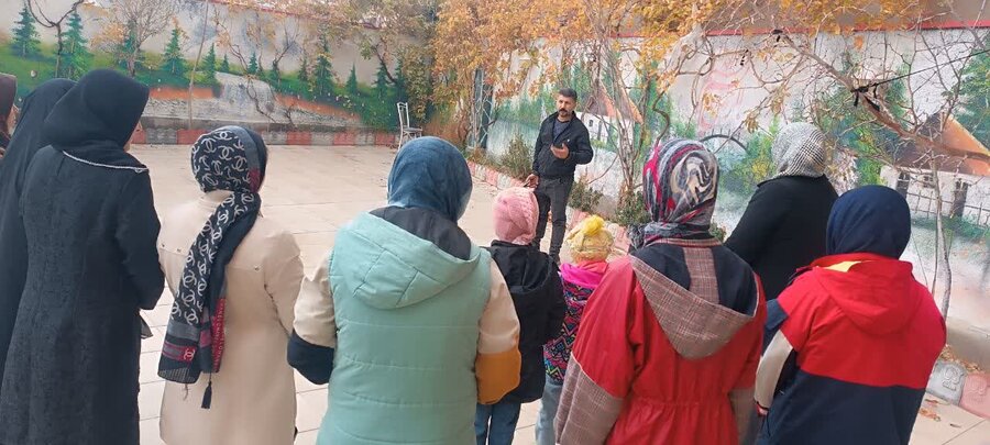 دوره آموزشی اطفاء حریق در خانه های کوثر بهزیستی اسکو 