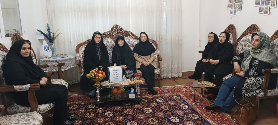 تجلیل از خادمان نماز در خانه‌های کوثر بهزیستی اسکو