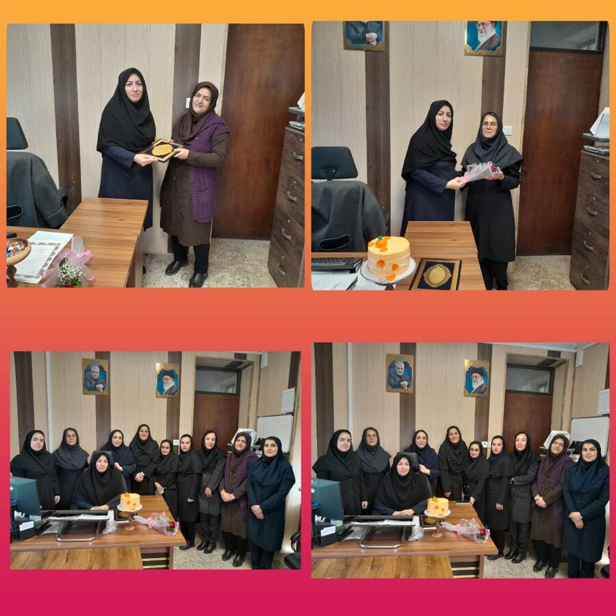 فومن /تجلیل از بانوان شاغل در اداره بهزیستی شهرستان