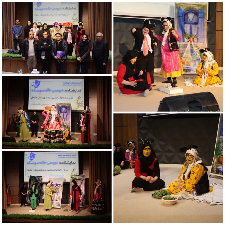 گزارش تصویری| بازبینی نمایشنامه های برگزیده هشتمین جشنواره تئاتر افراد دارای معلولیت طلوع