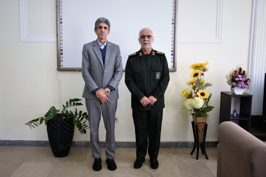 دیدار مدیرکل بهزیستی استان کرمانشاه با فرماندهان سپاه