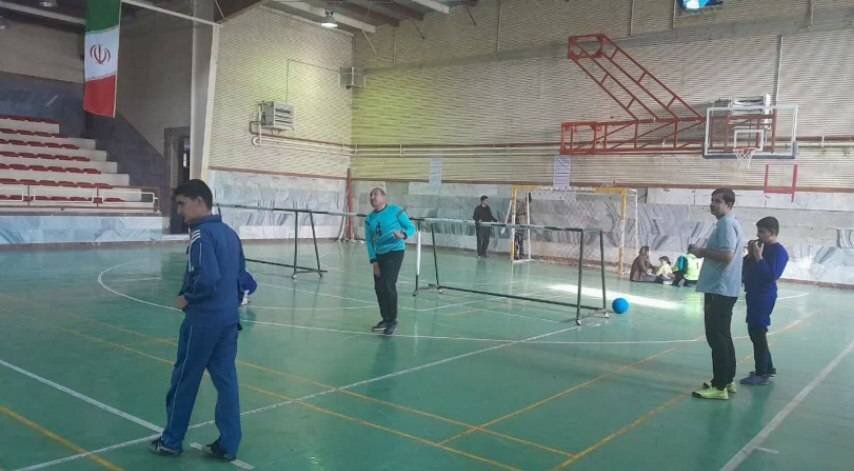 تیم گلبال نابینایان بوکان قهرمان مسابقات چهارجانبه شد