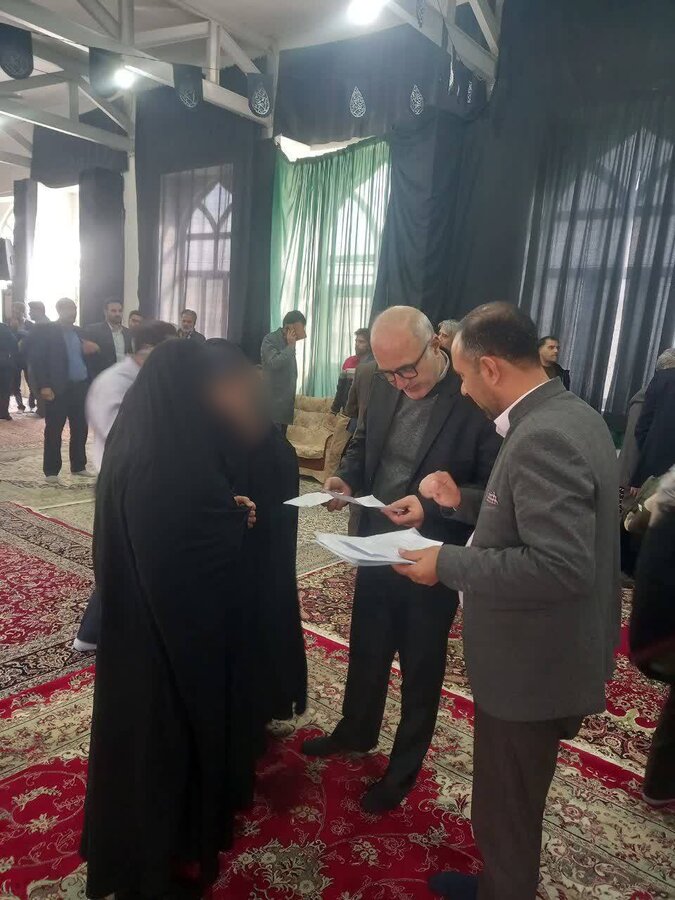 دستور دکتر گازرانی مدیرکل بهزیستی خراسان جنوبی جهت رفع مشکل مددجوی حوزه اجتماعی در دیدار مردمی روستای فورخاص