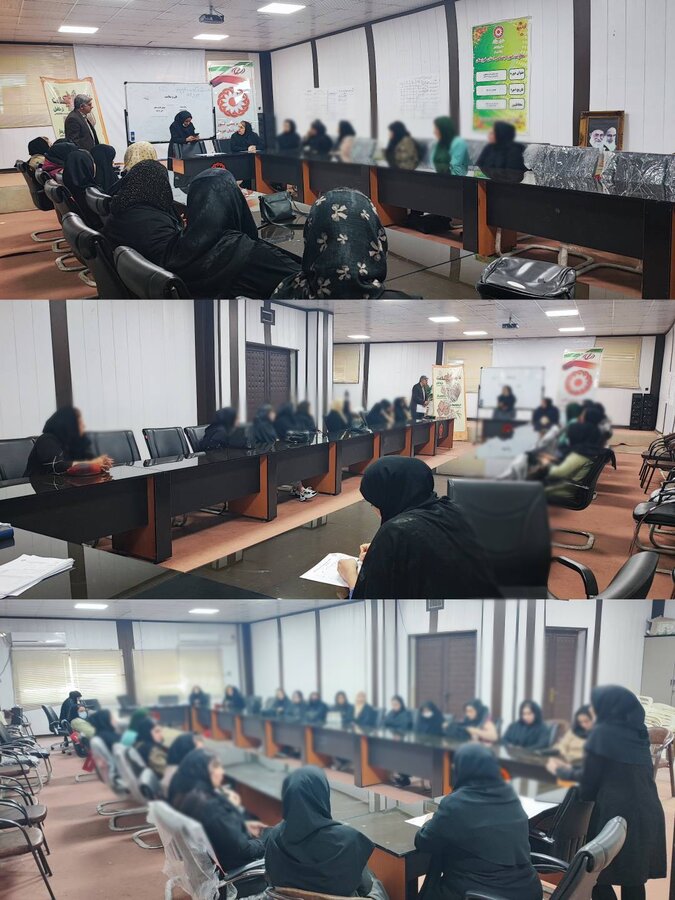 برگزاری دوره آموزشی مراقبت‌های بهداشتی، تغذیه سالم و پیشگیری از بیماری‌های شایع بانوان در بهزیستی دزفول