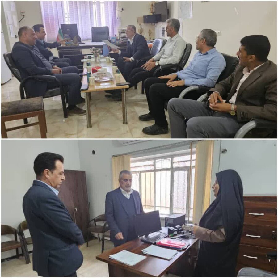 بازدید نماینده مردم شادگان از اداره بهزیستی شهرستان