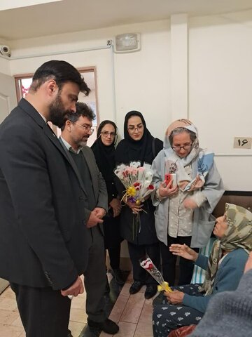 بازدید دادستان شهرستان از مرکز سالمندان شریف فردیس