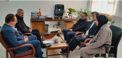 دلیجان انشست سرپرست اداره بهزیستی با سرپرست آموزش و پرورش شهرستان