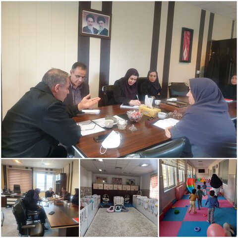 بازدید مسئولان ستادی بهزیستی از شیرخوارگاه معتضدی