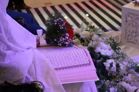 ورامین | برگزاری مراسم جشن ازدواج ۱۴ زوج جوان