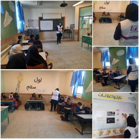 خوسف/برگزاری جلسه هم‌اندیشی صمیمی کارشناسان اورژانس اجتماعی با جمعی از دختران و دانش‌آموزان