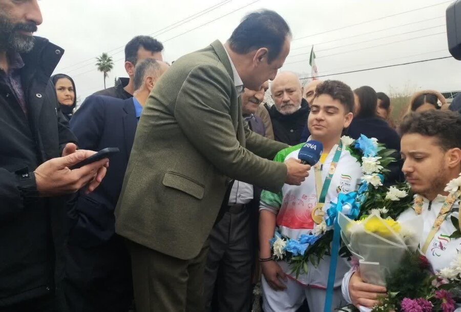 استقبال از قهرمان پاراآسیایی در کردکوی