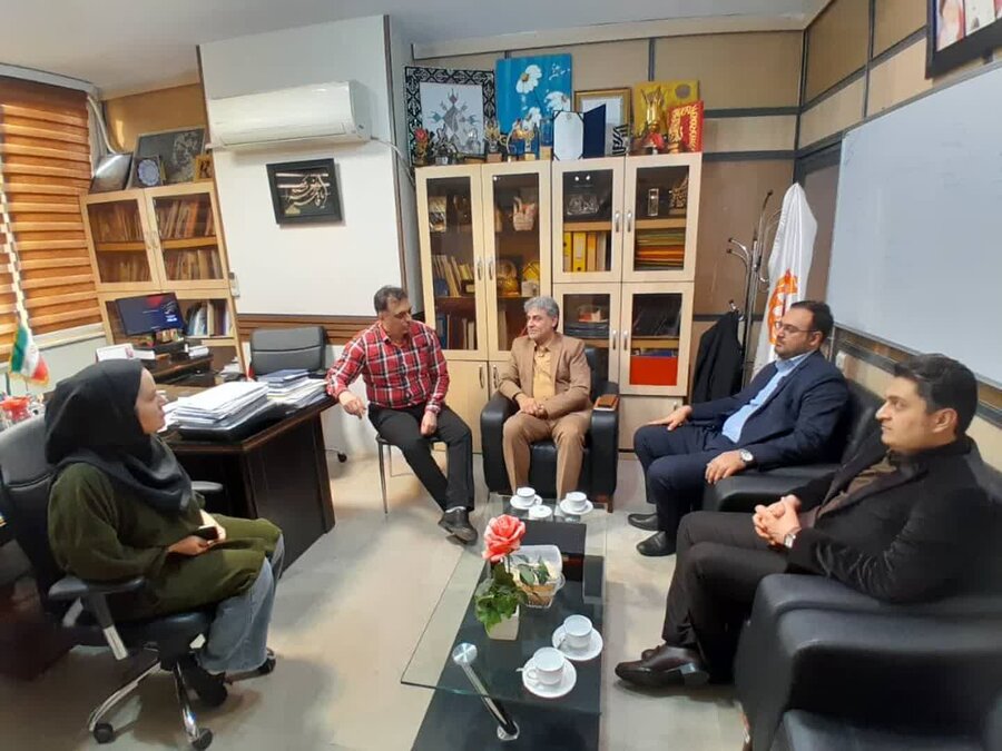 دیدار مدیرکل بهزیستی قم با مدیرکل دفتر کودکان و نوجوانان