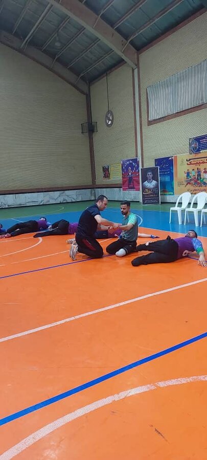 برگزاری هشتمین اردوی تیم ملی والیبال نشسته کشور در گنبدکاووس