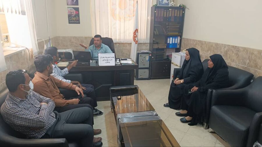 بشاگرد| برگزاری جلسه اضطراری کمیته بحران بهزیستی بشاگرد 