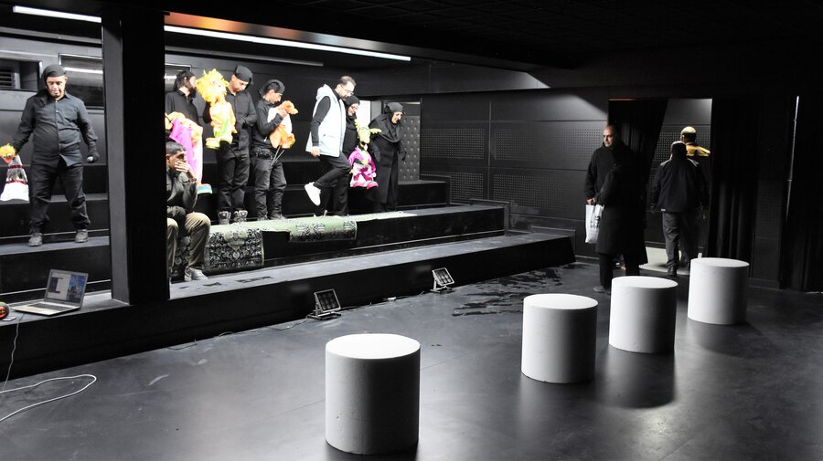 بازدید مدیرکل از برنامۀ تئاتر افراد دارای معلولیت