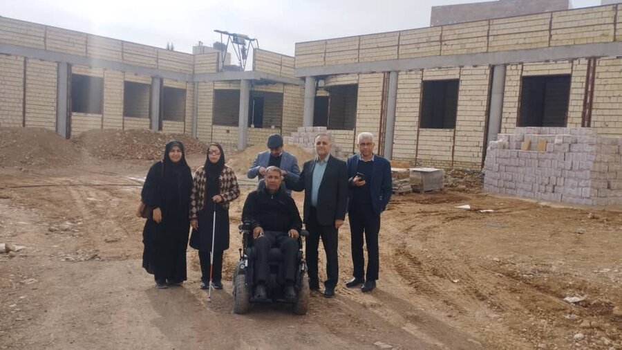 سومین بازدید میدانی از مدرسه استثنائی خیرساز «سعادت» با محوریت مناسب‌سازی و دسترس‌پذیری