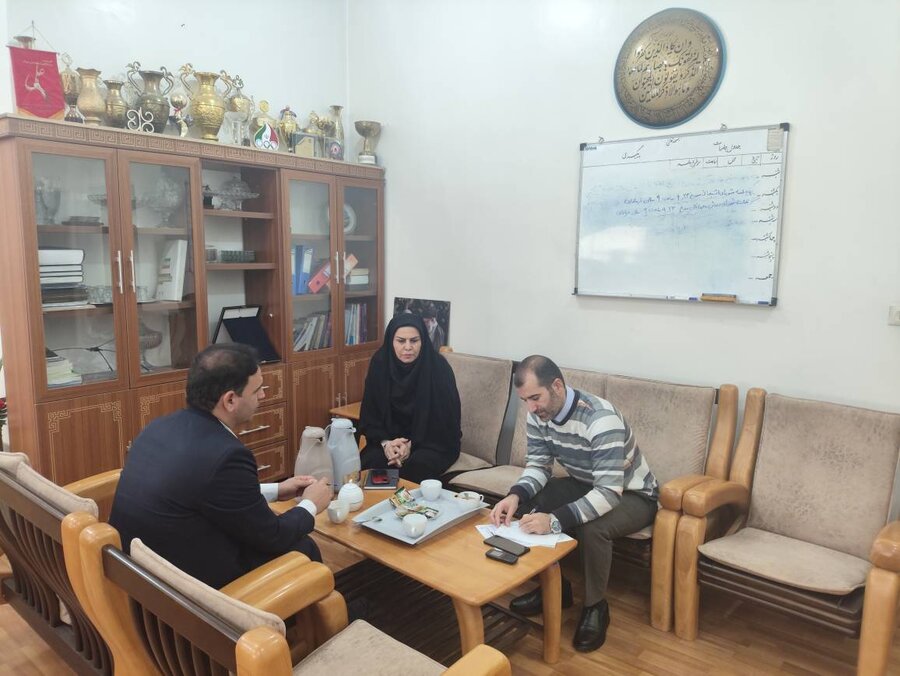 برگزاری نشست مشترک بهزیستی اهواز و شرکت گاز خوزستان با محوریت مسئولیت اجتماعی