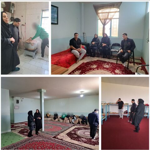 بازدید از کمپ ترک اعتیاد امید رهایی شهرستان تویسرکان