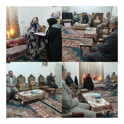 کردکوی | دیدار با خانواده شهید سردار حمید مازندرانی