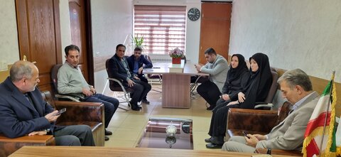 بازدید فرماندار و نماینده مردم سلماس در مجلس شورای اسلامی از اداره بهزیستی