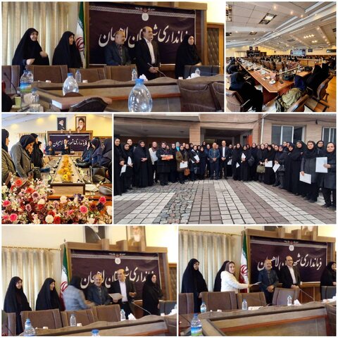 لاهیجان | تجلیل از بانوان شاغل ادارات شهرستان لاهیجان به مناسبت هفته زن و روز مادر