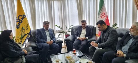 دیدار و گفت‌وگوی معاونان بهزیستی گلستان با سرپرست شرکت گاز استان
