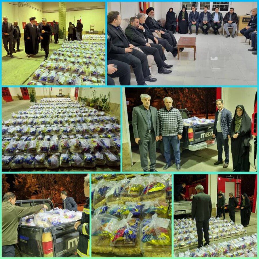 شهرک صنعتی سلماس ۱۰۰ بسته شب یلدایی به مددجویان بهزیستی اهدا کرد