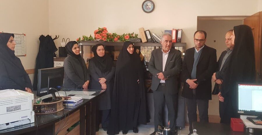 نائین| بازدید سرپرست دفتر امور اجتماعی و فرهنگی استانداری اصفهان از اداره بهزیستی و اورژانس اجتماعی شهرستان نایین