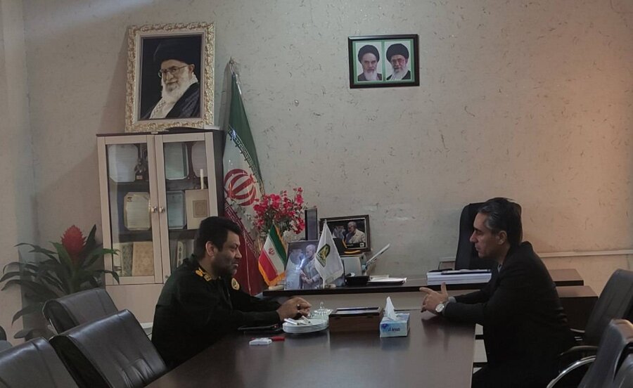 قرچک l دیدار سرپرست اداره بهزیستی با معاون اجتماعی فرهنگی نیروی انتظامی شرق استان تهران