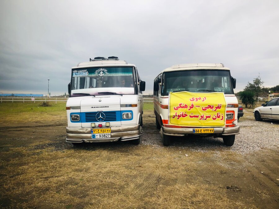 رضوانشهر | برگزاری اردوی تفریحی ـ فرهنگی ویژه زنان سرپرست خانوار در رضوانشهر