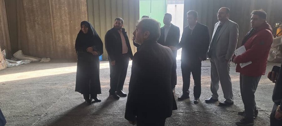 بازدید مدیرکل بهزیستی البرز از انبار اموال تملیکی با هدف ارتقاء خدمات به مددجویان