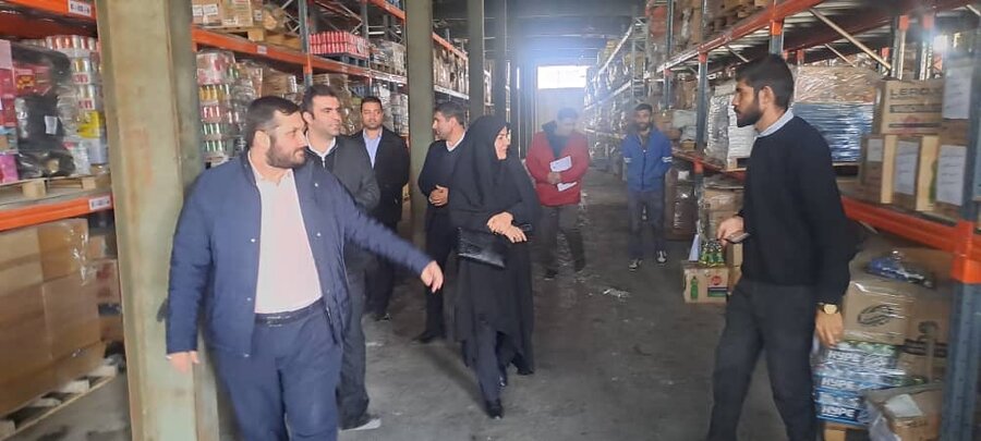 بازدید مدیرکل بهزیستی البرز از انبار اموال تملیکی با هدف ارتقاء خدمات به مددجویان