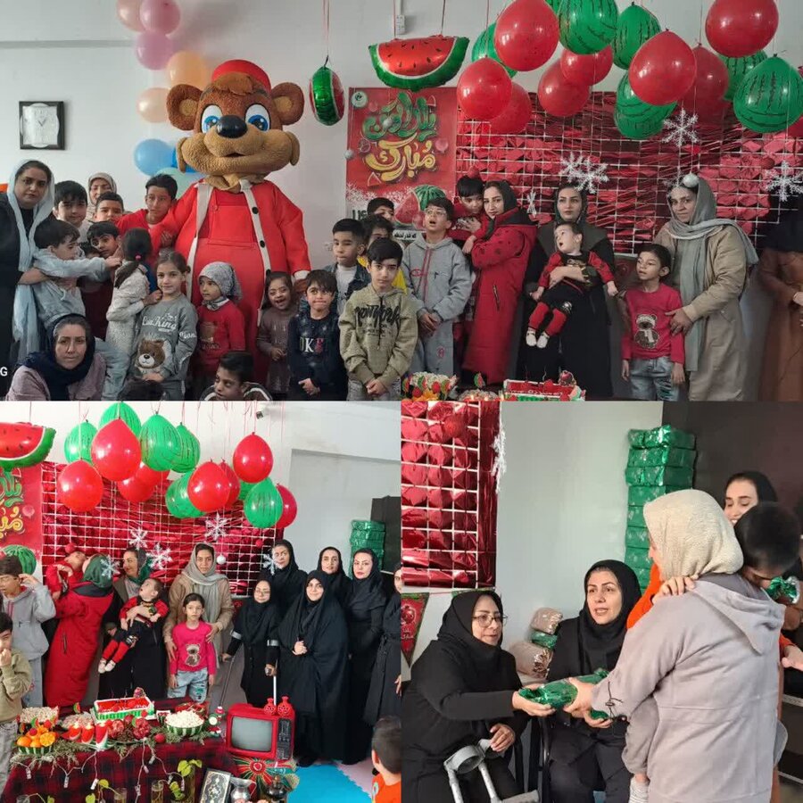 جشن یلدا در مرکز روزانه توانبخشی چندمعلولیتی آوین برگزار شد