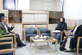 دیدار مدیرکل بهزیستی استان کرمان با کارشناس اداره پذیرش و هماهنگی  بهزیستی کشور