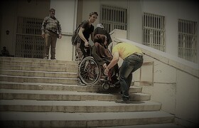 شهر کرمانشاه برای تردد معلولان آماده نیست