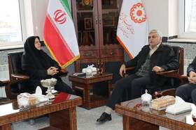 دیدار مدیرکل استاندارد اردبیل با مدیرکل بهزیستی استان