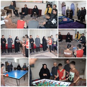 دیدار با فرزندان بهزیستی استان اردبیل