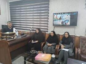 نشست هم‌اندیشی بهزیستی اندیمشک با مرکز آموزش فنی‌وحرفه‌ای