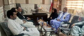 بازدید مدیرکل بهزیستی سیستان و بلوچستان از اداره بهزیستی شهرستان کنارک