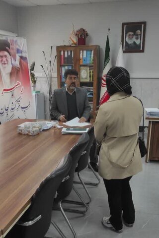 دیدار چهره به چهره رئیس  بهزیستی فردیس با حضور جمعی از توانخواهان و جامعه هدف