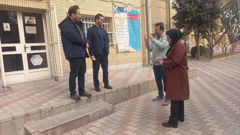 ساوجبلاغ | بازدید میدانی از ورودی های ادارات آب ،برق، مخابرات و گاز توسط تیم تخصصی کمیته فنی مناسب سازی شهرستان ساوجبلاغ