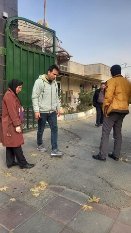 بازدید میدانی از ورودی های ادارات آب ،برق، مخابرات و گاز  توسط تیم تخصصی کمیته فنی مناسب سازی شهرستان ساوجبلاغ