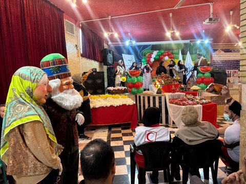 پیشوا | برگزاری جشن یلدا در مجتمع موسی بن جعفر(ع) با مشارکت جمعیت هلال‌احمر