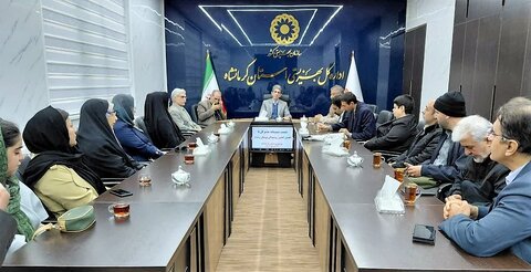 دیدار اعضای انجمن بوستان وحدت با مدیرکل بهزیستی