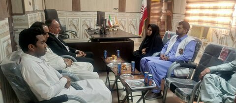 بازدید مدیرکل بهزیستی سیستان و بلوچستان از اداره بهزیستی شهرستان کنارک