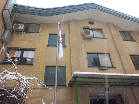 اولین روز برفی پاییزی در قاب بهزیستی استان همدان