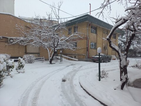 اولین روز برفی پاییزی در قاب بهزیستی استان همدان